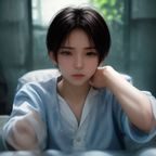 SEO编辑张宇轩头像，男性，戴眼镜，背景为电脑屏幕